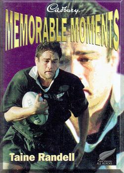 1998 Cadbury Memorable Moments #1 Taine Randell Front